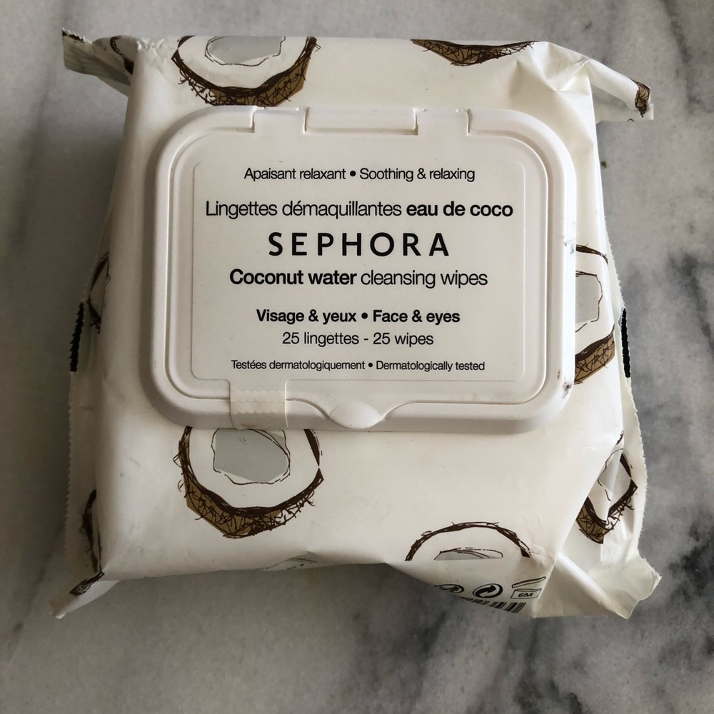 Sephora coconut makeup wipes